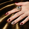 Stainless Steel DIY Nail Art Templates MRMJ-WH0092-181-5