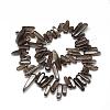 Natural Smoky Quartz Beads Strands G-R835-10-2