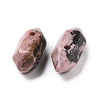 Natural Rhodonite Double Terminal Pointed Pendants G-C007-02A-24-3