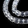Transparent Glass Bead Strands X-GLAA-N047-09-E01-3