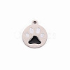 304 Stainless Steel Enamel Charms STAS-Q242-039C-1