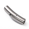 Tarnish Resistant Column 316 Surgical Stainless Steel Bayonet Clasps X-STAS-A021-3mm-3