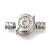 Brass European Style Clasps KK-A219-01P-1