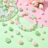 250G UV Plating Rainbow Iridescent Opaque Acrylic Beads PACR-CJ0001-38B-6