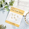 6Pcs Brass Micro Pave Clear Cubic Zirconia Charms KK-BBC0020-62-7