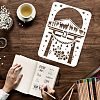 Plastic Reusable Drawing Painting Stencils Templates DIY-WH0202-276-3