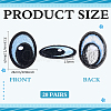 20 Pairs Eye Appliques DIY-PH0035-13A-2