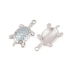 304 Stainless Steel Enamel Pendants STAS-K293-25P-2