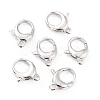 Brass Lobster Claw Clasps KK-D065-02P-1