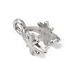 Non-Tarnish 304 Stainless Steel Ice Pick Pinch Bails STAS-Z058-01P-01-2