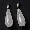 Natural Rose Quartz Pendants G-F707-18-2