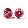 Luminous Handmade Gold Sand Lampwork Beads LAMP-T021-8mm-03V-1