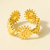 304 Stainless Steel Adjustable Cuff Open Rings LY0879-2-1