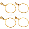 4Pcs 2 Styles 304 Stainless Steel Finger Ring Components DIY-BBC0003-13-7