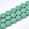 Spray Painted Non-magnetic Synthetic Hematite Beads Strands G-T116-02-04-1