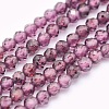Natural Garnet Beads Strands G-O166-13A-2mm-1