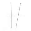 Non-Tarnish 304 Stainless Steel Flat Head Pins X-STAS-D448-015P-1