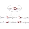 304 Stainless Steel Enamel  Link Chains STAS-H145-12P-2