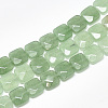 Natural Green Aventurine Beads Strands G-S357-D02-05-1