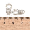 Brass Micro Pave Cubic Zirconia Connector Charms CU-CBAB99C-05P-3