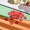Handmade Polymer Clay Beads CLAY-R067-6.0mm-B30-4
