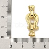 Brass Micro Pave Cubic Zirconia Fold Over Clasps KK-U037-27G-03-3