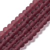 Transparent Glass Beads Strands EGLA-A034-T4mm-MD13-1