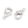 Brass Lobster Claw Clasps KK-S314-42P-2