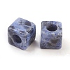 Natural Gemstone European Beads G-F580-B-M-3