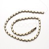 Electroplate Non-magnetic Synthetic Hematite Bead Strands G-F300-40B-2