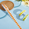 3 Rolls 3 Colors Paper Stickers AJEW-LP0002-84B-1