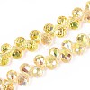Transparent Glass Beads Strands GLAA-T006-14D-1