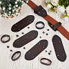 6Pcs Cowhide Leather Loop Keepers FIND-GF0009-19A-4