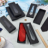 Paper Cardboard Tie Storage Boxes with Visible Window CON-WH0107-63-4
