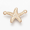 Alloy Rhinestone Links connectors X-ALRI-T004-64LG-2