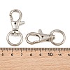Zinc Alloy Swivel Clasps AL-CBAC079-18P-3