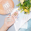 8Pcs 8 Styles Laser Eye Tattoo Stickers DIY-FG0004-50-3