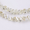 Electroplate Glass Beads Strands EGLA-J145-4mm-PL05-3