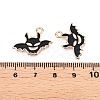 Halloween Theme Alloy Enamel Pendants PALLOY-N176-43-RS-3