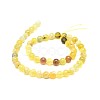Natural Yellow Opal Beads Strands G-F674-07AB-8mm-2