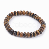 Natural Tiger Eye Beads Stretch Bracelets BJEW-JB03376-04-1