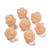 Synthetic Coral Carved Beads CORA-H003-01B-08-1
