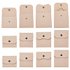 12Pcs 4 Styles Portable Felt Card Cover Bag ABAG-GA0001-21D-1