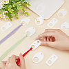 30Pcs 3 Style Acrylic Thread Winding Boards FIND-PH0010-06B-3