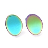 304 Stainless Steel Stud Earring Findings Ion Plating(IP) STAS-Q231-10M-1