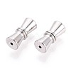925 Sterling Silver Screw Clasps STER-T008-50S-02-2