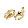 Brass Spring Gate Rings KK-J301-04G-3