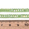 Electroplate Imitation Jade Glass Beads Strands EGLA-N022-09A-D02-4