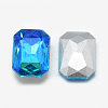 Pointed Back Glass Rhinestone Cabochons RGLA-T019-13x18mm-05-2