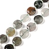 Natural Green Rutilated Quartz Beads Strands G-C116-A24-01-2